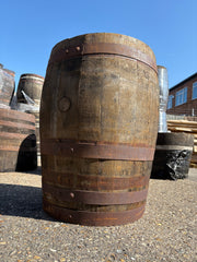 45cm Rustic 3/4 Barrel Oak Tree Planter